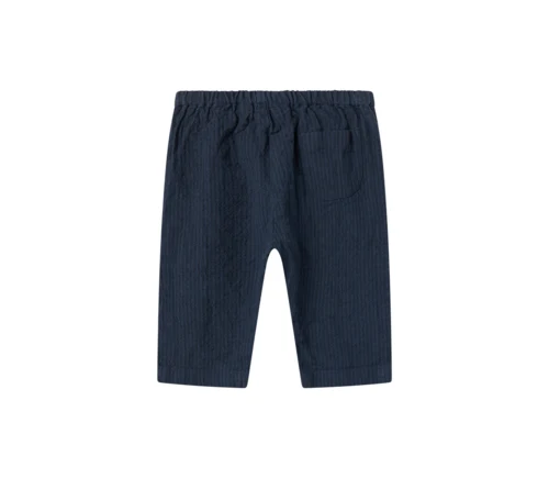 Panto, Chambray, bottoms, Baby - Dark blue stripe