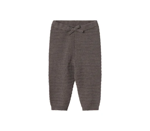 Pow, knitwear bottoms, Baby - Dusty brown mel