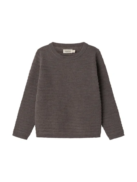 Tano, strik, Kids - Dusty brown mel