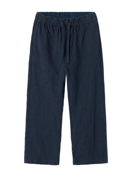 Plano, bukser, kids - Dark blue stripe