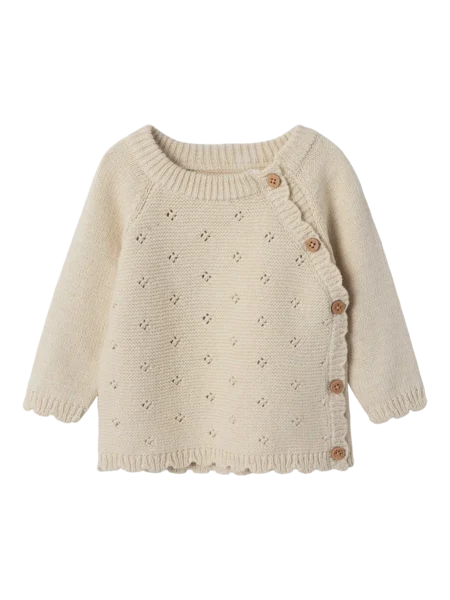 NBFLAGUNA LS WRAP KNIT LIL NOOS