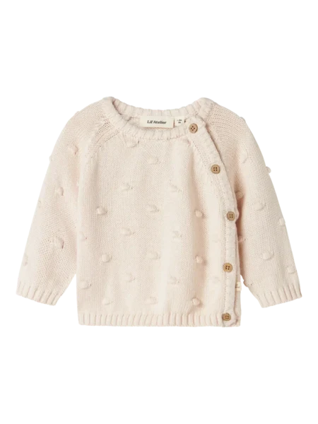 NBFGABLE LS WRAP KNIT LIL