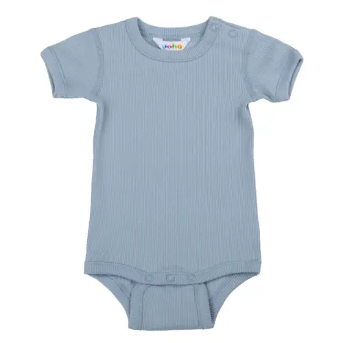 Øko Bomuld T-shirt Body Støvet blå