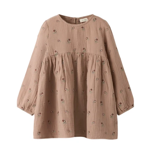 NMFTAMINA LS LOOSE DRESS LIL