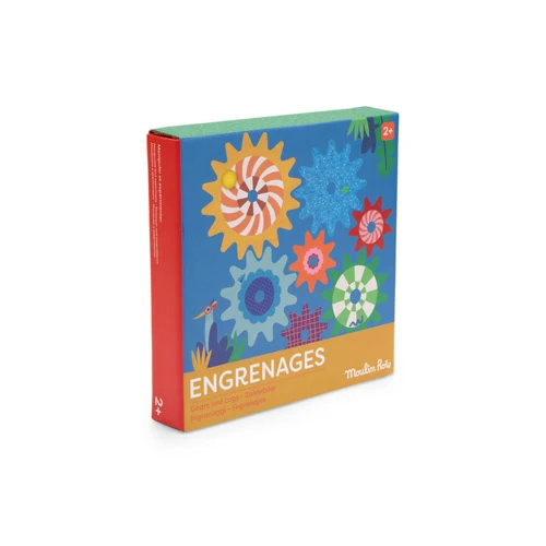 Moulin Roty - Aktivitetsleg med tandhjul- Les Toupitis