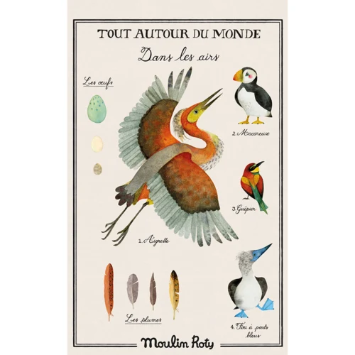 Moulin Roty - Plakat - Tout autour du monde - Dans les airs