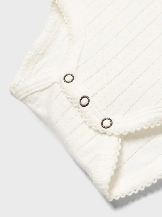 LANGÆRMET BODYSTOCKING - coconut milk