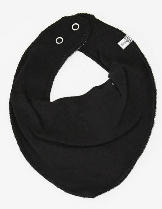 Pippi - Bandana Bib - Absorbent - Black