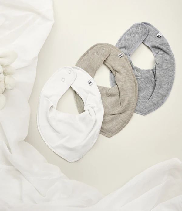 Pippi - Bandana Bib - Absorbent - sandshell melange