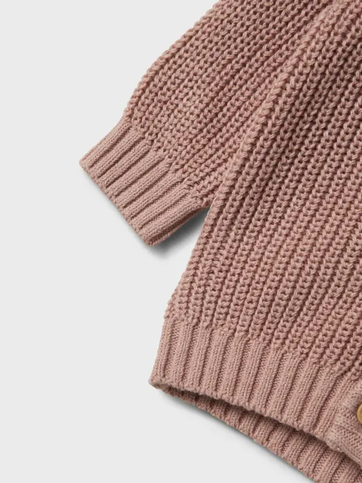 LANGÆRMET STRIKKET CARDIGAN