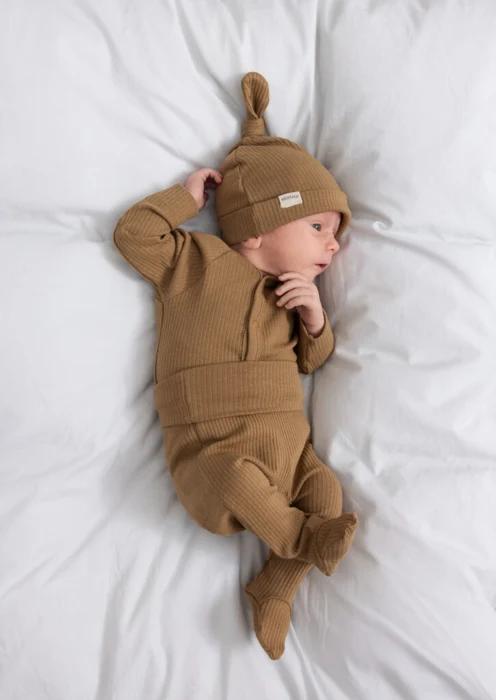 Bruno, Modal, romper, New Born - Dark bronze