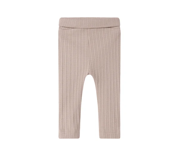 Piva, Pointelle Rib, bottoms, New Born - Soft beige