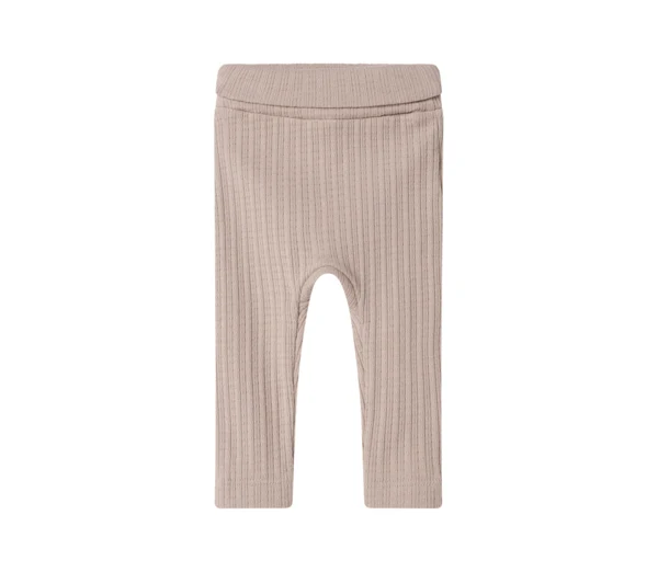Piva, Pointelle Rib, bottoms, New Born - Soft beige