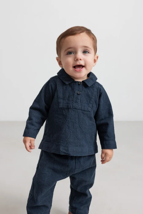 Tovas, tops, Baby - Dark blue stripe