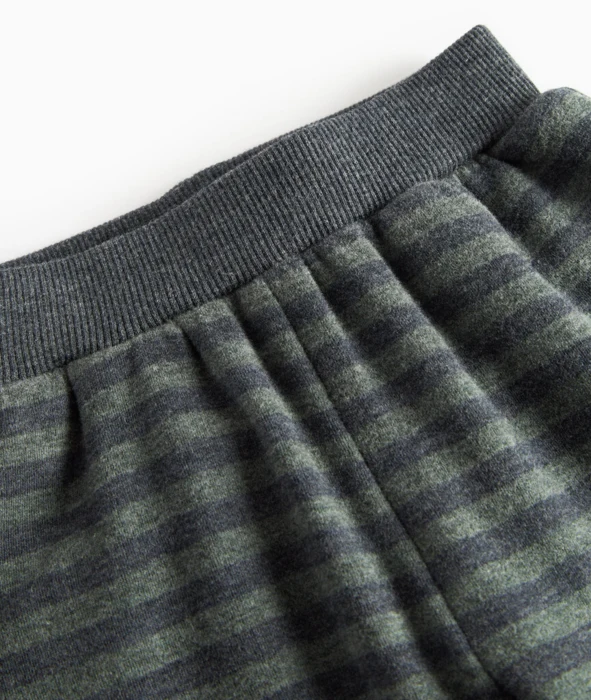 Paki B, bottoms, Baby - Forest stripe mel