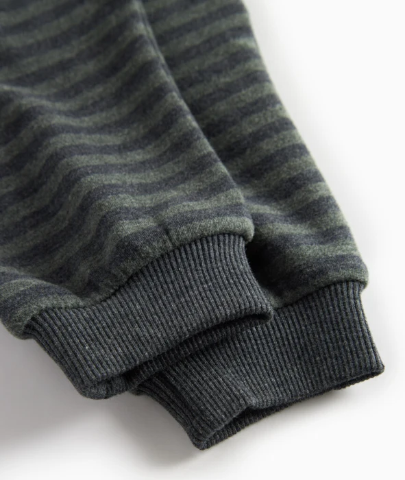 Paki B, bottoms, Baby - Forest stripe mel