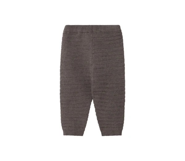 Pow, knitwear bottoms, Baby - Dusty brown mel