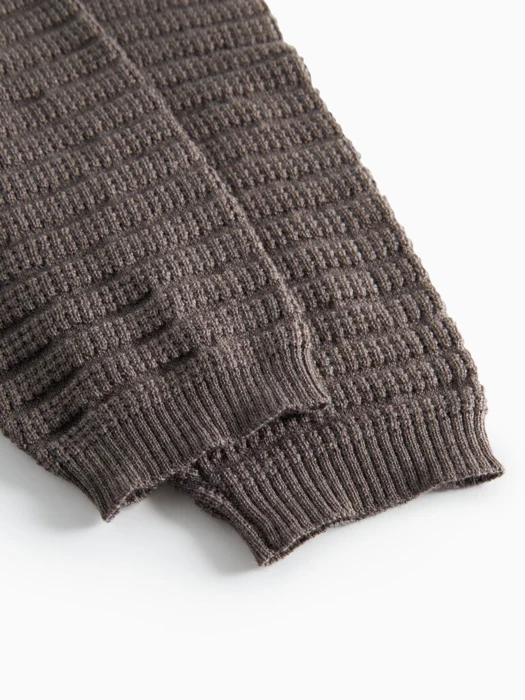 Pow, knitwear bottoms, Baby - Dusty brown mel