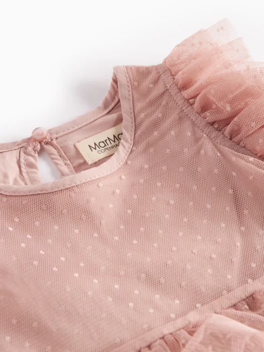 Dalvina, Tulle Dotty, dresses, Baby - Faded rose