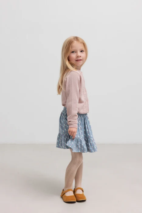 Totti, knitwear cardigan, Baby - Faded rose