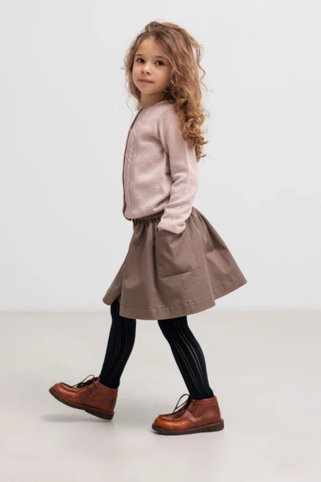 Totti, knitwear cardigan, Baby - Faded rose