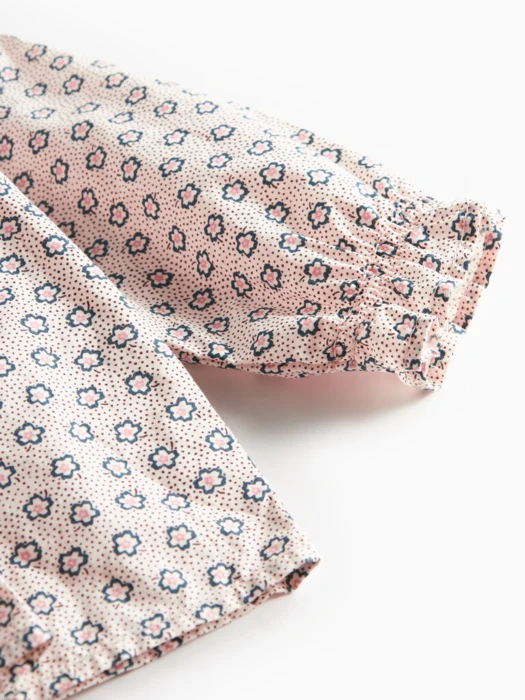 Tora, Poplin, tops, Baby - Autumn flower