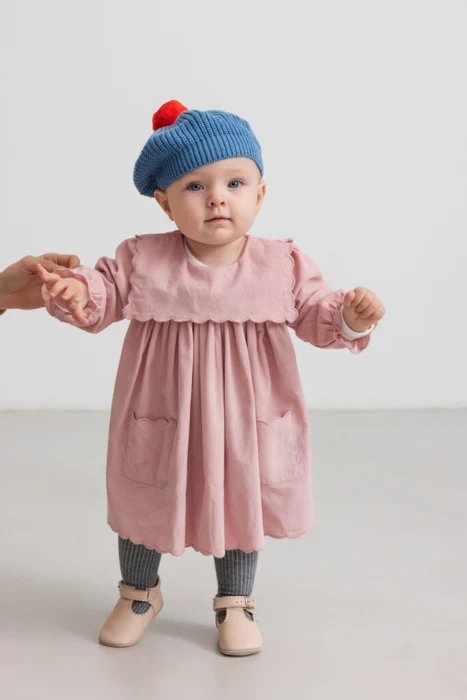 Dulle, dresses, Baby - Soft berry