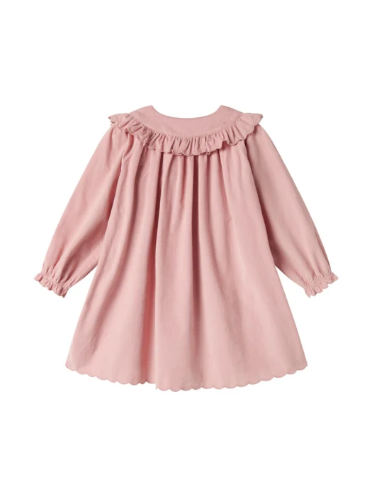 Delina, dress, Kids - Soft berry
