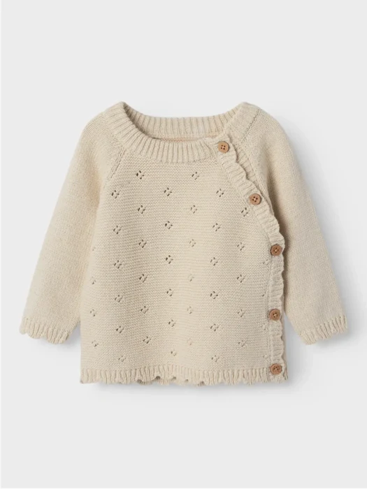 NBFLAGUNA LS WRAP KNIT LIL NOOS