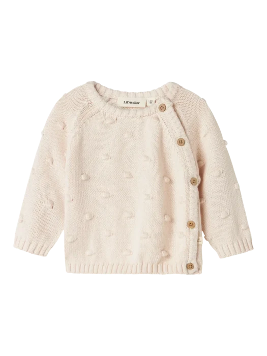 NBFGABLE LS WRAP KNIT LIL