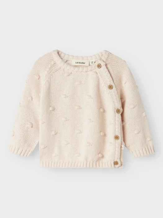 NBFGABLE LS WRAP KNIT LIL