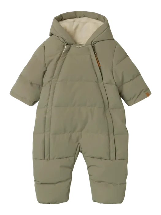 NBMLAMEDOW03 PUFFER SNOWSUIT FO LIL
