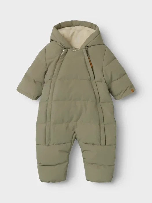 NBMLAMEDOW03 PUFFER SNOWSUIT FO LIL