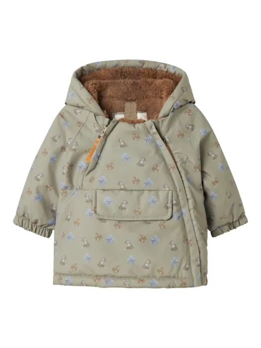 NBMLASNOW05 JKT AOP FO LIL