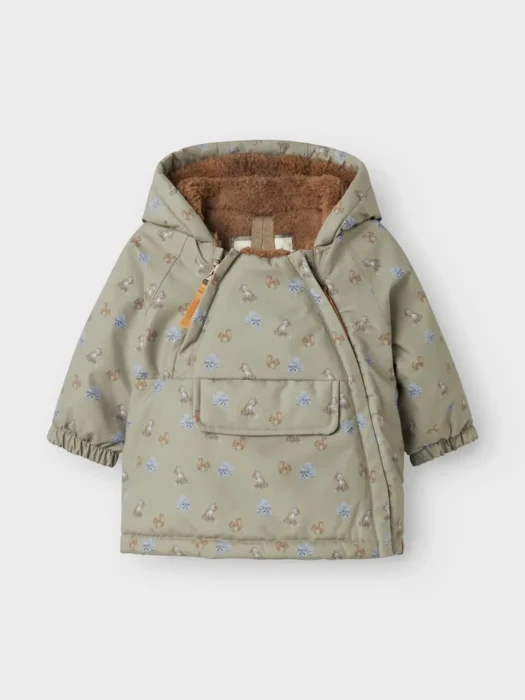 NBMLASNOW05 JKT AOP FO LIL