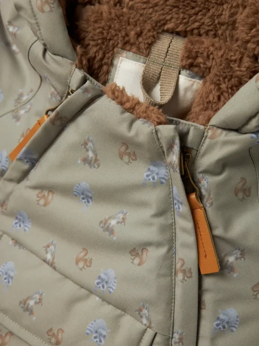 NBMLASNOW05 JKT AOP FO LIL