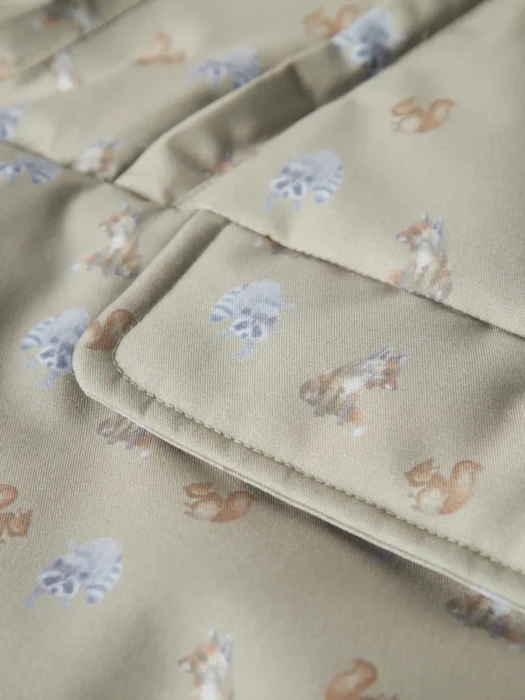 NBMLASNOW05 JKT AOP FO LIL