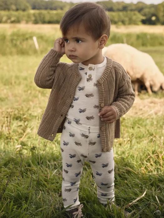 NBMNOMO WOOL LS KNIT CARD LIL