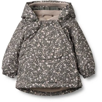 Jacket Sascha - black sea open flowers