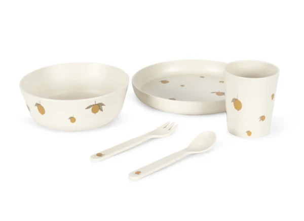 SPISESÆT I 100 % GENANVENDT PET – TALLERKEN, SKÅL, KOP & BESTIK