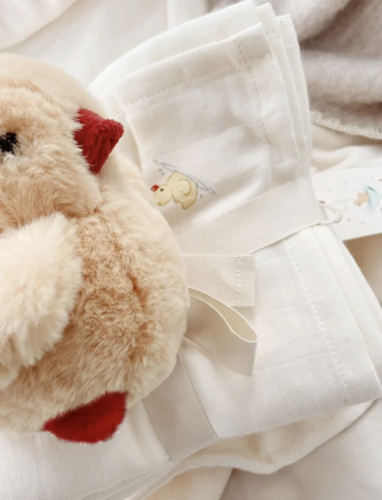 NUVOLI 10-PAK MUSSELINSKLUD GOTS