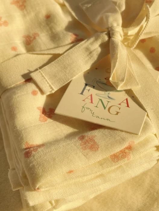 BELLINI 3-PAK MUSSELINSKLUD GOTS