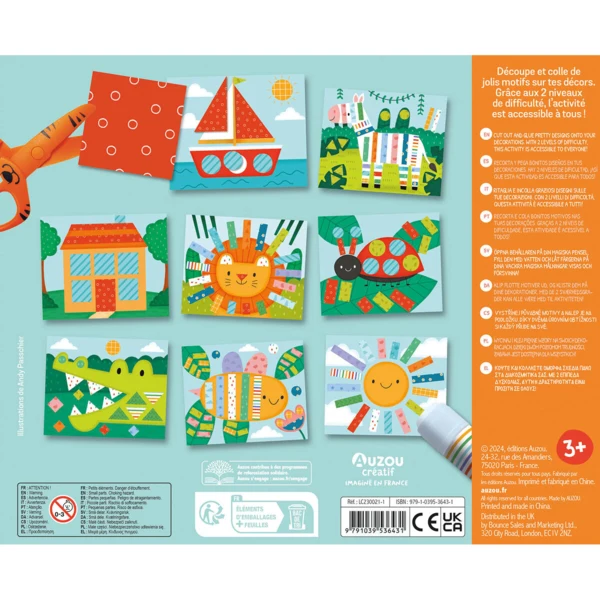 Auzou - Aktivitetssæt - Lær at bruge saks