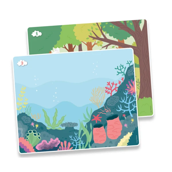 Auzou - Klistermærker - Dyreunger 200 stk