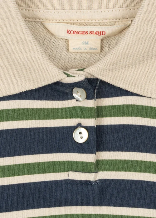 SPOTTY LS ROMPER GOTS