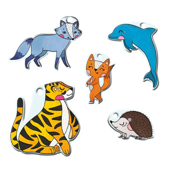 Auzou - Krympeplast - Vilde dyr