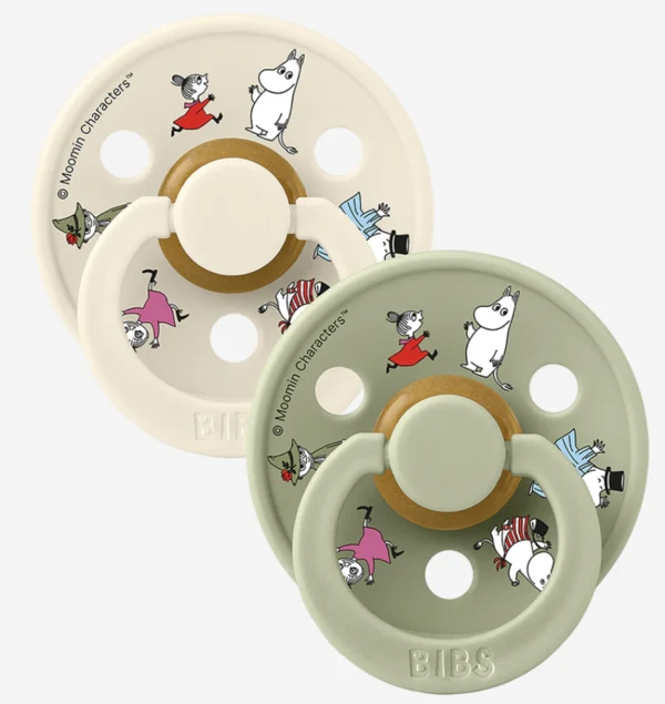 BIBS x Moomin Colour 2 pack Friends - Ivory mix size 2