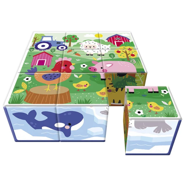 Auzou - Klodspuslespil 9 brk - Jungle og andre søde dyr