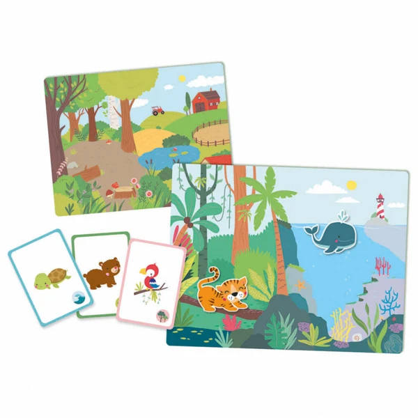 Auzou - Magnetisk legesæt - Dyreunger