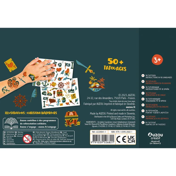 Auzou - Tatoveringer - Pirater